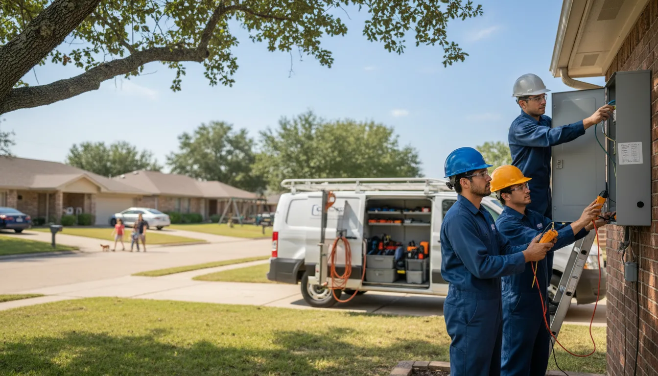 Certified electrician providing emergency electrical services in New Holland, SD